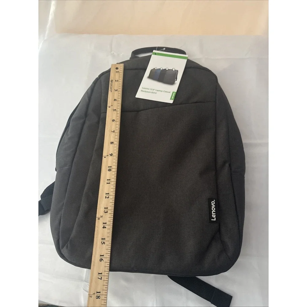 Lenovo 15.6 Laptop Casual Backpack B210 Grey Polyester Padded Bag
